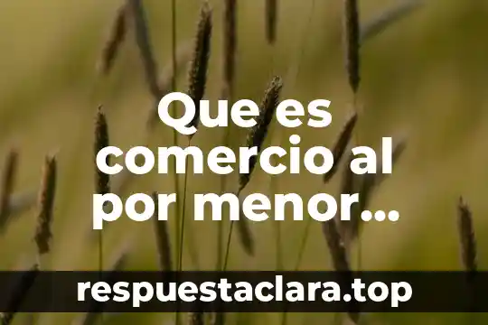 Que es ser creativo ejemplos 7 Que es comercio al por menor ejemplos