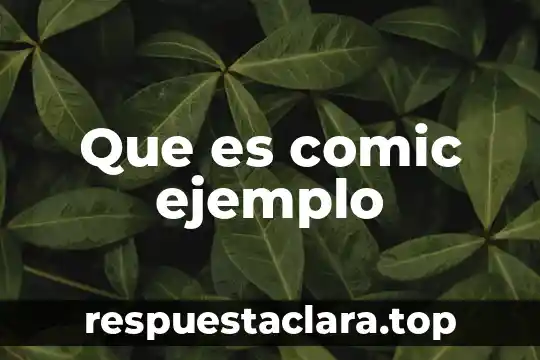 Que es el nombre de dominio en la informática 4 Que es comic ejemplo
