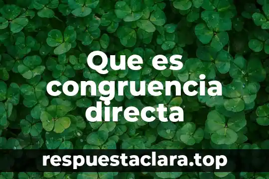 Que es la eutanasia directa e indirecta 5 Que es congruencia directa