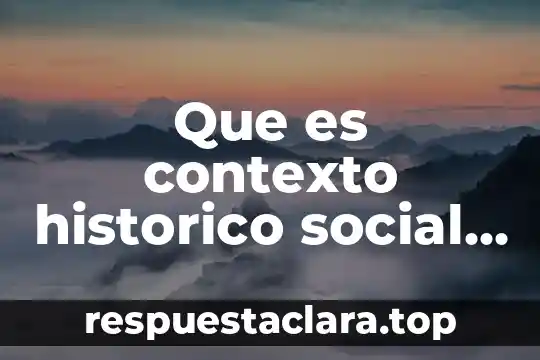 Que es contexto historico social club america
