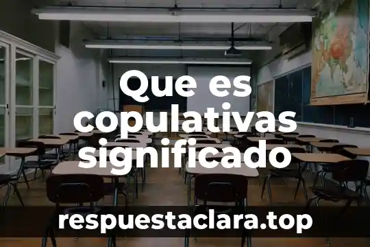 Que es el significado de insofacto 4 Que es copulativas significado