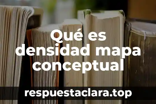 Qué es densidad mapa conceptual