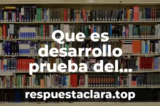 Que es desarrollo prueba del concepto