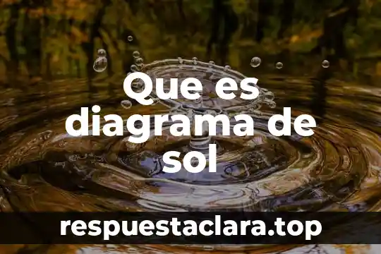 Que es diagrama de sol