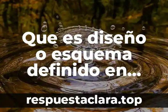 Que es diseño de portadas 5 Que es diseño o esquema definido en informatica