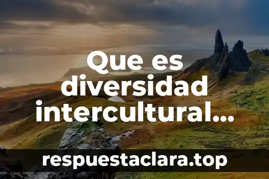 Espacio forestal que es significado y concepto 5 Que es diversidad intercultural concepto de primaria