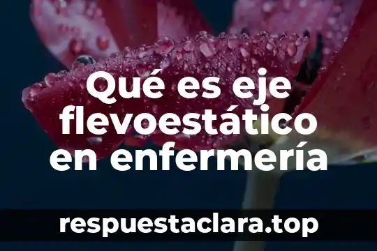 Qué es eje flevoestático en enfermería