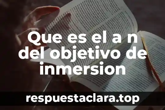 Que es una variaable estadistica 7 Que es el a n del objetivo de inmersion