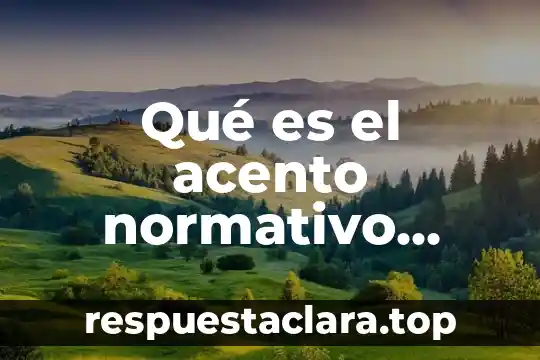 Que es dominancia incompleta ejemplos 7 Qué es el acento normativo ejemplos