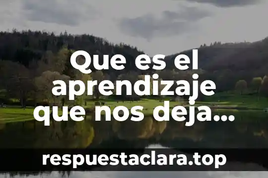 Que es el aprendizaje que nos deja un ensayo critico
