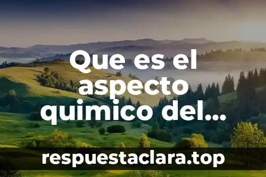 Que es el aspecto quimico del color