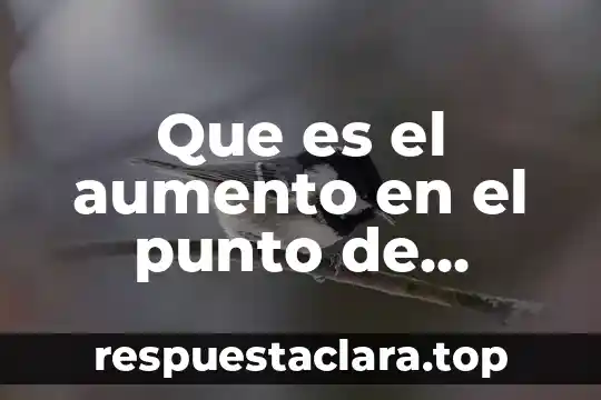 Que es el signo ortografico del punto y seguido 7 Que es el aumento en el punto de ebullicion