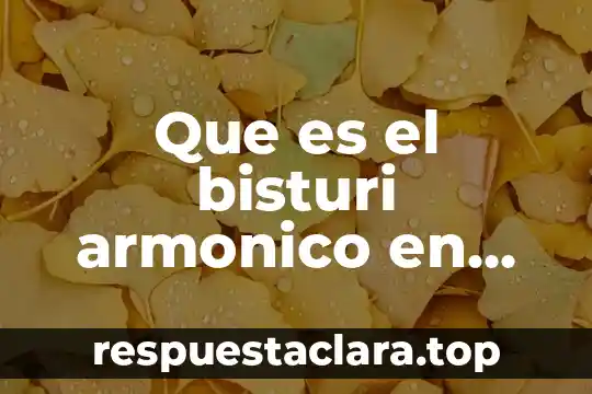 Por que es importatente conocer la historia 7 Que es el bisturi armonico en cirugia general