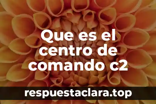 Que es el centro de comando c2