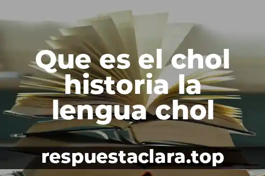 Que es una tercera lengua segun autores 7 Que es el chol historia la lengua chol