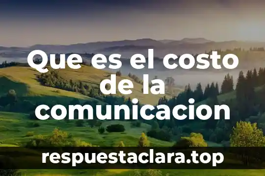 Que es el costo unitario de zapatos 6 Que es el costo de la comunicacion