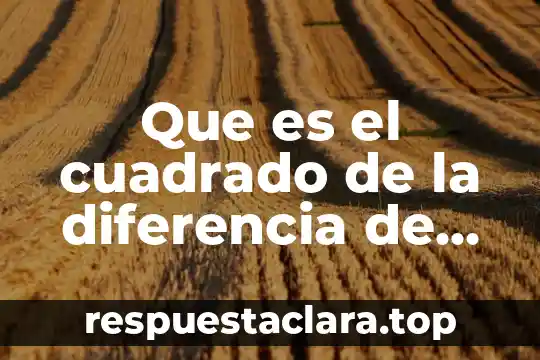 Para que es son los numeros binarios 8 Que es el cuadrado de la diferencia de dos numeros