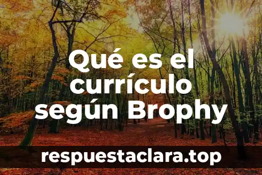 Que es el pensamiento formal segun piaget 6 Qué es el currículo según Brophy