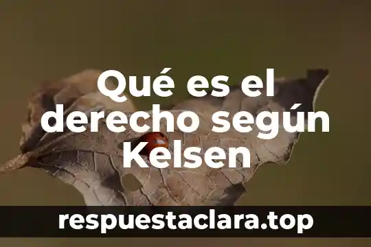 Que es la justicia hans kelsen libro descargar 6 Qué es el derecho según Kelsen