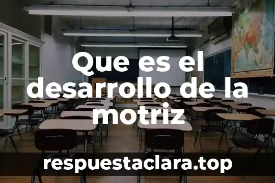 Que es conflicto y desarrollo del msimo 5 Que es el desarrollo de la motriz