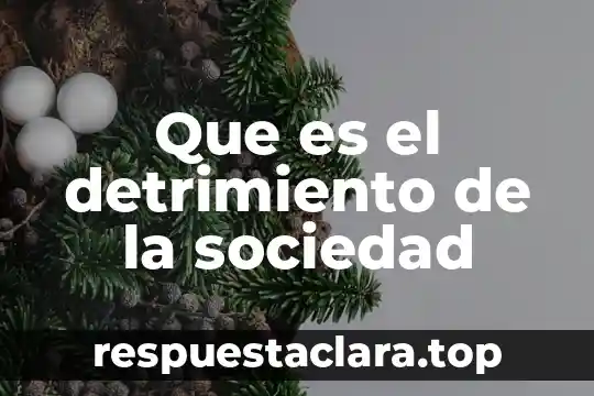 Qué es la sociedad indígena venezolana 8 Que es el detrimiento de la sociedad