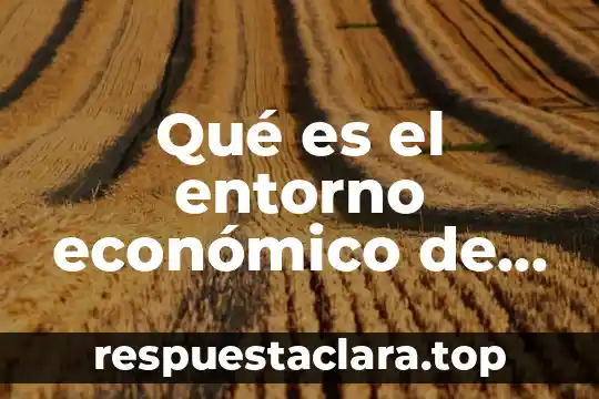 Qué es un entorno gráfico en informática 8 Qué es el entorno económico de México