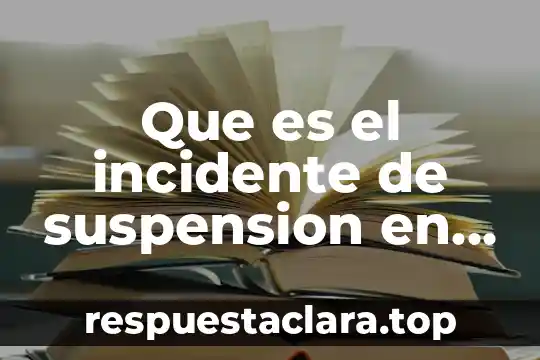 Que es la firma electronica amparo 4 Que es el incidente de suspension en materia de amparo