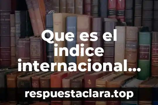 Que es el indice internacional de libertad economica