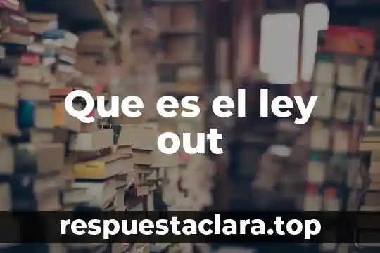 Que es el principio de igualdad ante la ley 6 Que es el ley out
