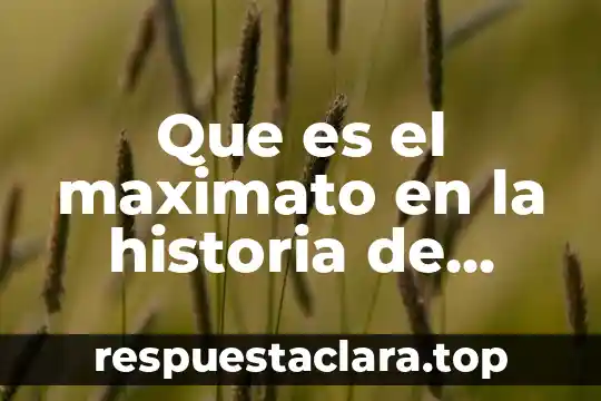 Que es el maximato en la historia de mexico