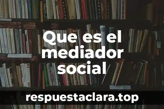 Que es el mediador social