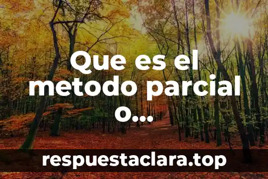 Que es la relacion parcial de inventarios etiquetas de inventarios 4 Que es el metodo parcial o aproximaciones sucesivas