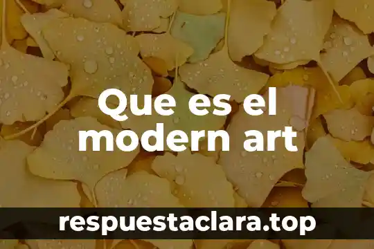 Que es el color concept art 3 Que es el modern art