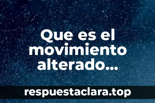 Que es el movimiento respirar y parpadear 5 Que es el movimiento alterado cultura musical del narco