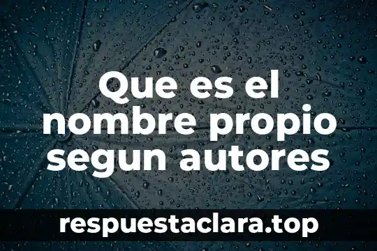 Que es el stress en el aprendizaje segun autores 8 Que es el nombre propio segun autores