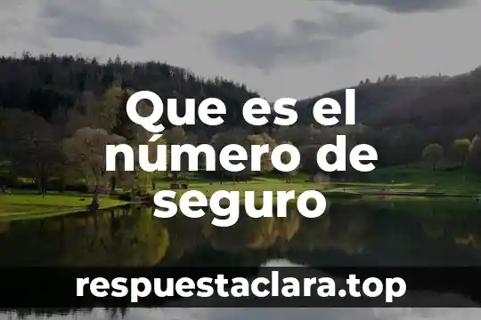 Por que es seguro wathsap 6 Que es el número de seguro