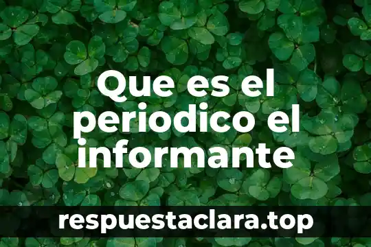 Periodico frontera que es 7 Que es el periodico el informante