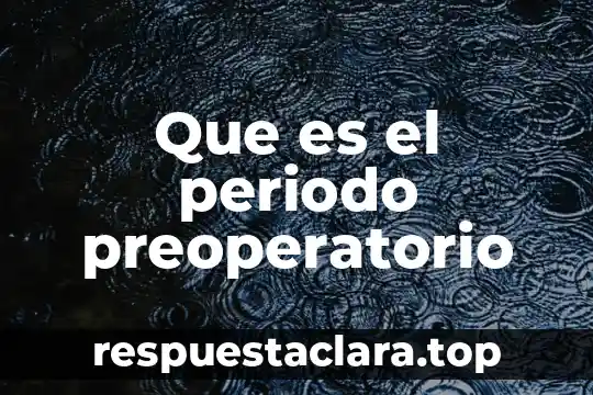 Por que es importante el periodo prefilosofico 8 Que es el periodo preoperatorio