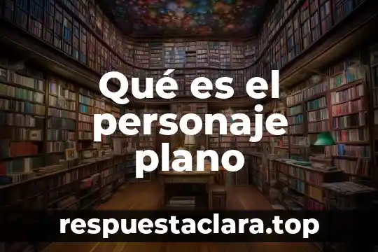 Destornillador plano que es 5 Qué es el personaje plano