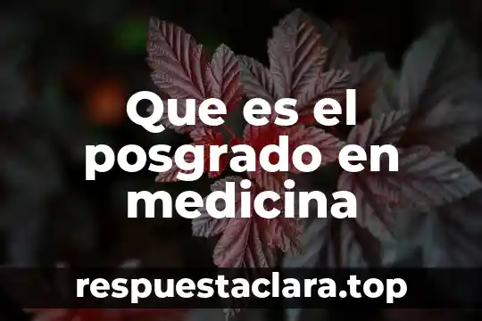 Posgrado en la psicología que es 5 Que es el posgrado en medicina
