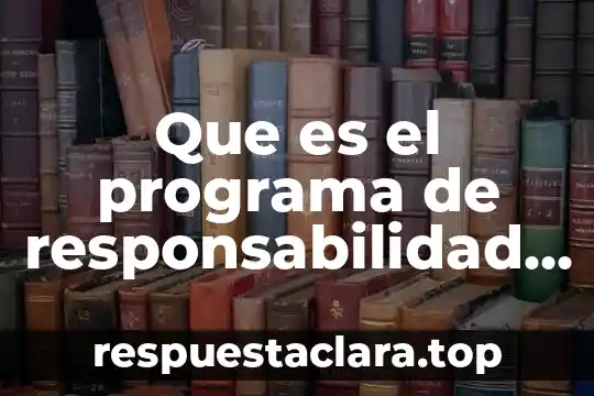 Que es el programa de responsabilidad compartida de infonavit