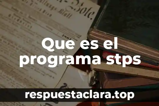 Que es el programa stps