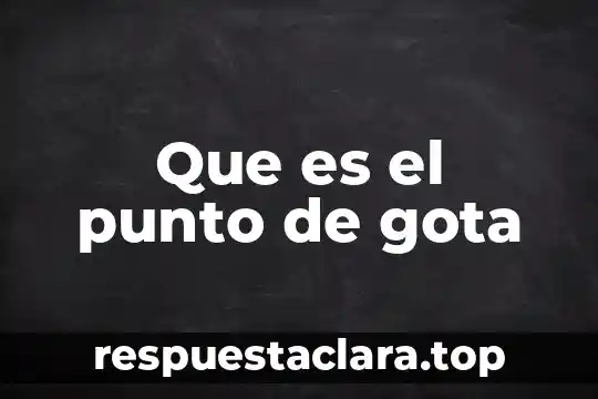 Que es el signo ortografico del punto y seguido 6 Que es el punto de gota