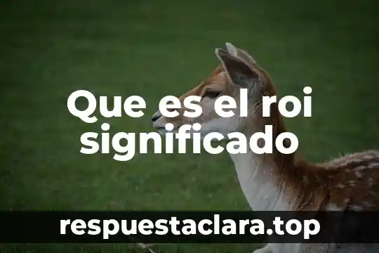 Que es serpentear significado 5 Que es el roi significado