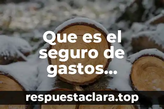 Que es el seguro de gastos funerarios
