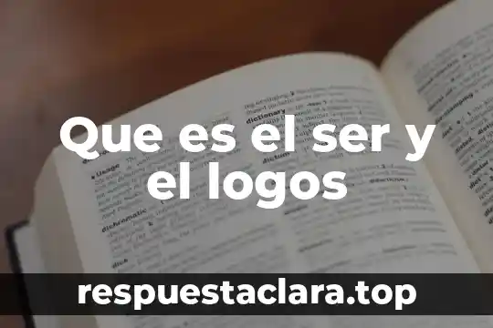 Que es ser antifascista 3 Que es el ser y el logos