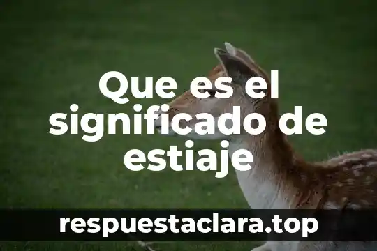 Que es longevo significado 5 Que es el significado de estiaje