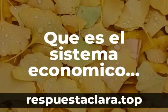 Qué es un logotipo y qué características tienen 8 Que es el sistema economico capitalista y sus caracteristicas