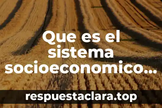En termino socioeconómico que es neoliberalismo 3 Que es el sistema socioeconomico de mexico
