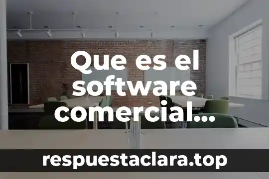 Qué es un proyecto de software y en qué consiste 3 Que es el software comercial estadístico